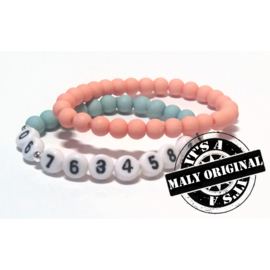 Zelf maken: sos armband  en uni armbanden set  (2 armbanden)  Kies zelf je kleuren. GRATIS VERZENDING