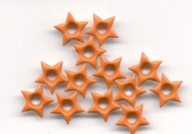 10 ster eyelets oranje