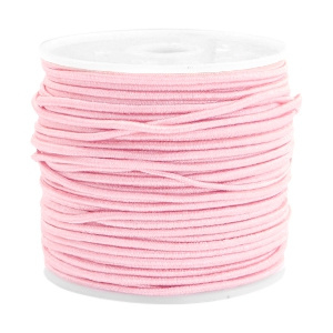Afwijzen gas slagader Koord elastiek 1,5 mm. licht roze, per meter - elastisch koord | Elastisch  koord, elastisch Ibiza lint, elastisch garen | madebymaly