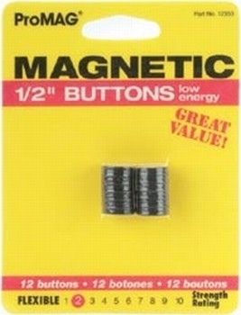 12 Magneten 12,7 mm. - Promag * Mag13