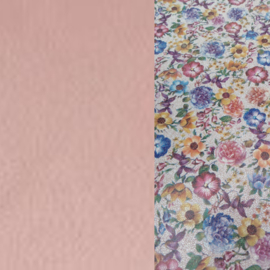 HSV limited edition: Bijbelhoes echt leer Lila incl. rug bloemen