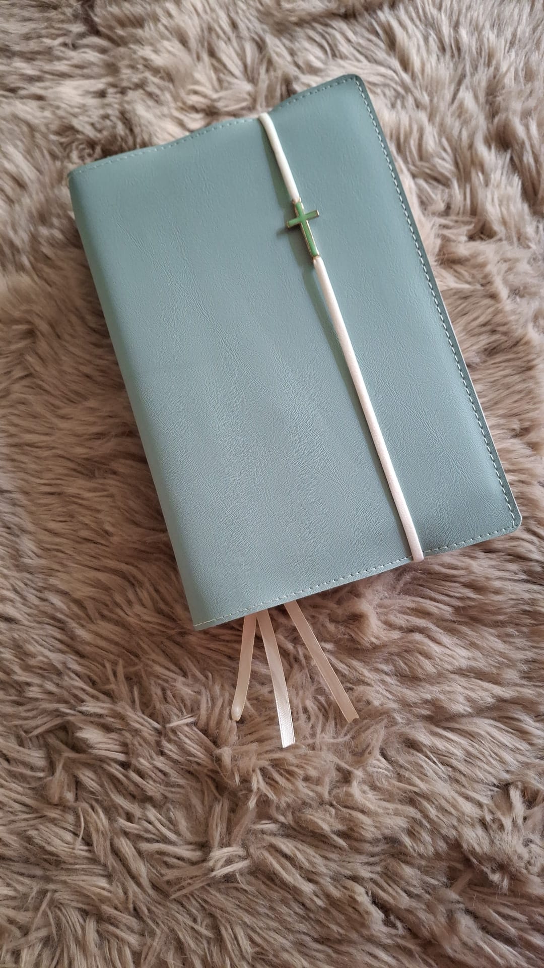 NBV jongerenbijbel: Bijbelhoes Vegan Leather Jade