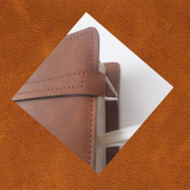 Luxe bijbelhoes vegan leather incl. leren elastiek (in verschillende kleuren te bestellen)