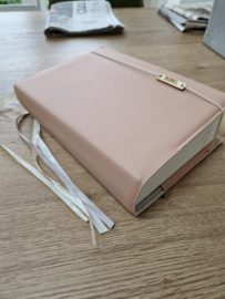 Bijbelhoes Vegan Leather Zacht Peach