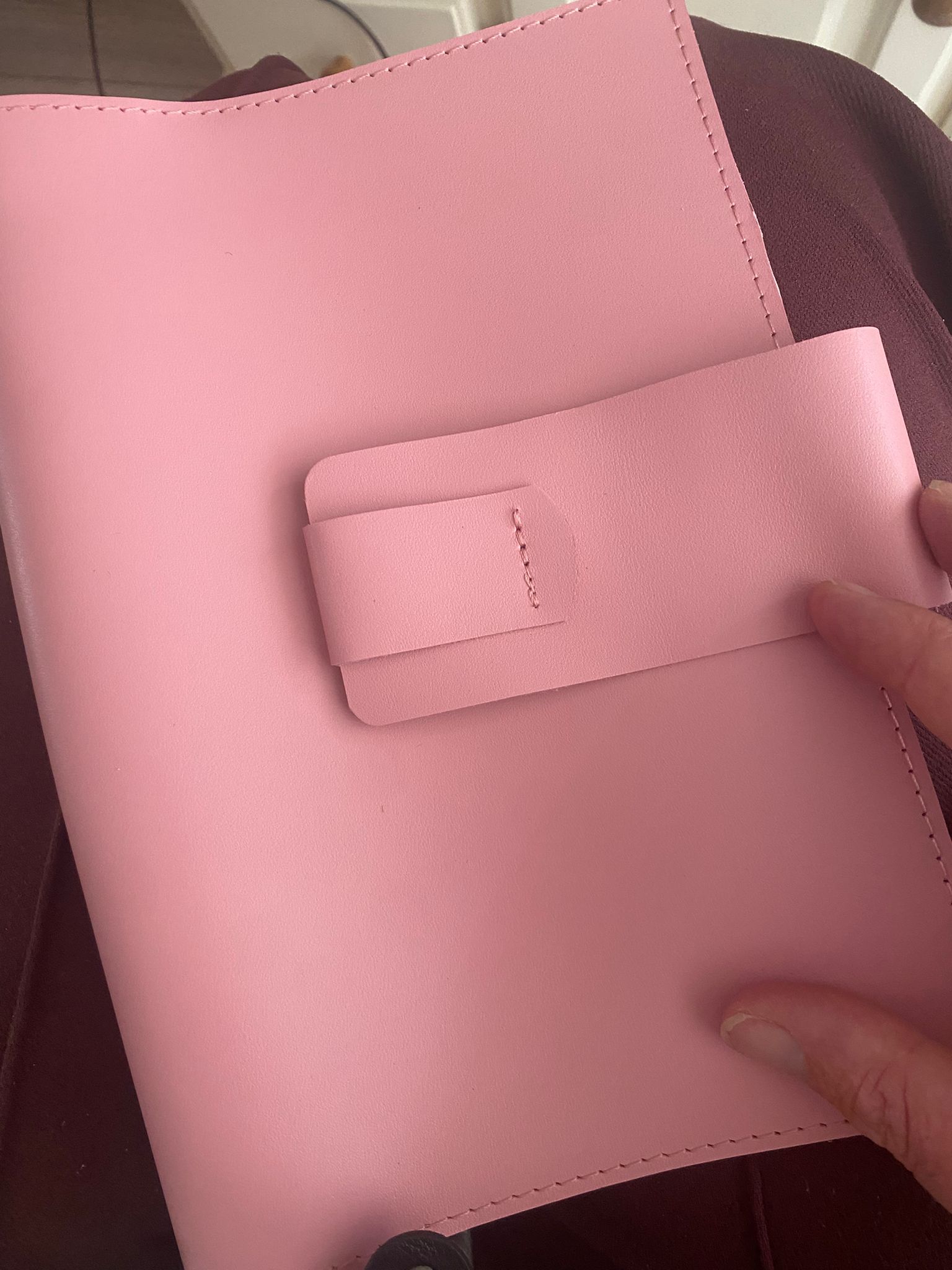 Bijbelhoes leer, kleur of combinatie doorgeven via tekstvak