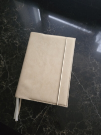 Bijbelhoes Vegan Leather Sand