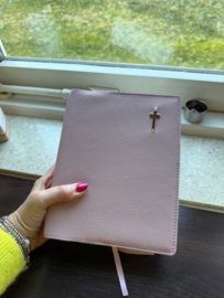 Bijbelhoes leer Lila