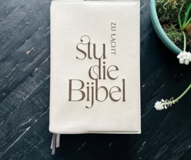 Persoonlijke tekst op de hoes (graveren, persoonlijk, bijbeltekst, bedrukt)