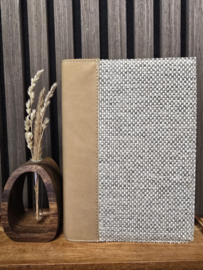 BMU 20,8: Bijbelhoes Grof geweven naturel icm rug vegan Cashmere