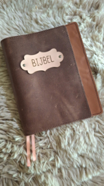 BMU 20,8: Bijbelhoes Vintage Donker bruin