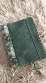 HSV schrijfbijbel: Bijbelhoes vintage leer groen