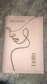Bijbelhoes Vegan Leather Zacht Peach