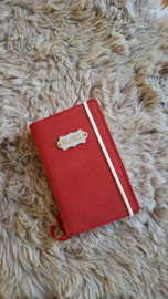 Bijbelhoes leer Rood voor de JB Schoolbijbel
