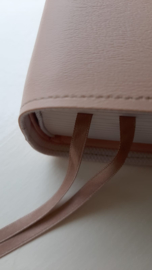 Bijbelhoes Vegan Leather Zacht Peach