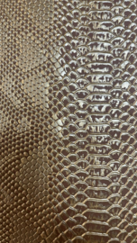 Bijbelhoes  Kunstleer Croco Goud