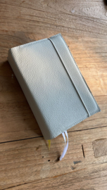 Bijbelhoes leer Off White