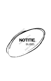 Gravure NotitieBijbel uit onze standaard collectie