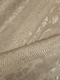 Bijbelhoes  Kunstleer Croco Beige
