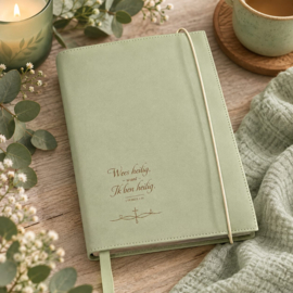 HSV Studie: Bijbelhoes Vegan Leather Mint/Jade incl. gravure