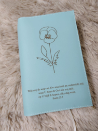 Samenlees Bijbel:  Bijbelhoes Vegan Leather Jade incl. Gravure