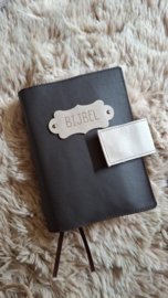 BMU 20,8: Bijbelhoes Chocolade bruin / sand
