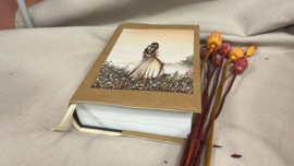 HSV Studie: Bijbelhoes Vegan Leather Cashmere incl. opdruk art by Claudia