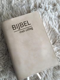 Bijbelhoes Vegan Leather Biscuit