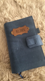 HSV studie: Bijbelhoes Vintage Leer Blauw