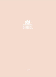 Zij Lacht Bijbel HSV: Bijbelhoes Vegan leather Peach incl. logo opdruk