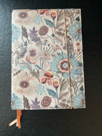 Bijbelhoes Kunstleer met print imitatie borduurwerk Rose beige
