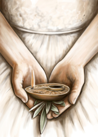 Persoonlijk gekozen print Art by Claudia in kleur