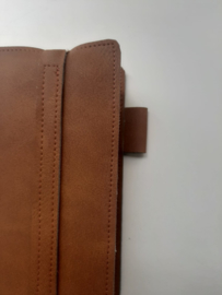 Luxe bijbelhoes vegan leather incl. leren elastiek (in verschillende kleuren te bestellen)