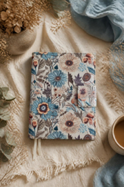 Zij Lacht Bijbel (1e uitgave): Bijbelhoes Kunstleer met print imitatie borduurwerk Rose beige
