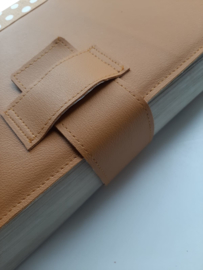 Luxe bijbelhoes Vegan Leather met inschuifsluiting (in verschillende kleuren te bestellen)