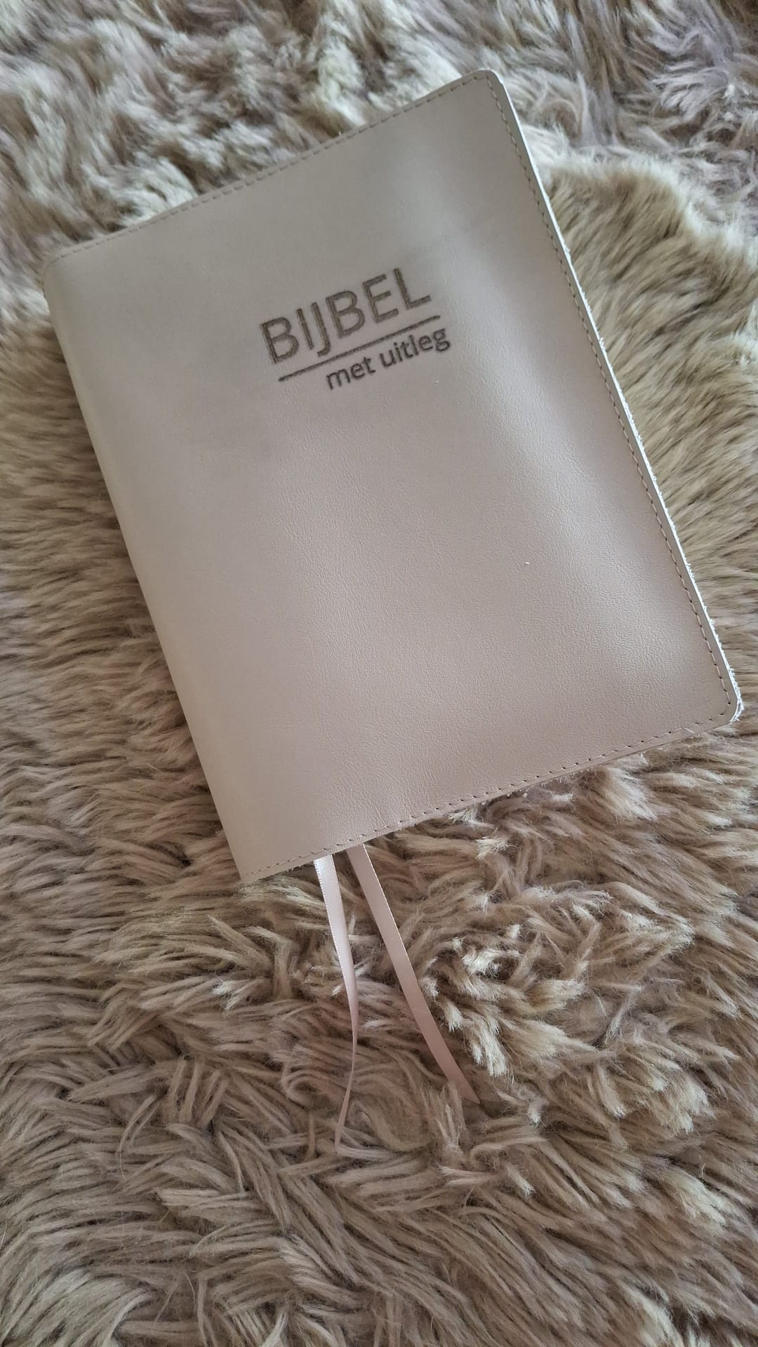 BMU 20,8: Bijbelhoes leer Sand incl. gravure