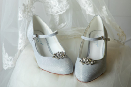 Bruidsschoenclips met strass steentjes