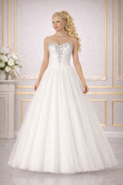 prinsessen trouwjurk maat 34, 36, 38