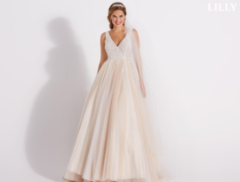 Trouwjurk Lilly Bridal, maat 38, 40, 42