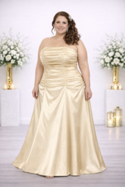 grote maat galajurk goud 48 t/m 54