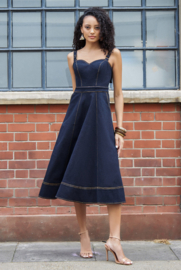 midi jurk denim maat 34, 36