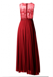 rode trouwjurk maat 38, 40