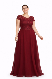 grote maat galajurk rood 50, 52, 54