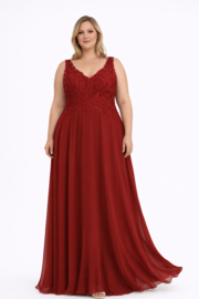 grote maat galajurk rood maat 48, 50