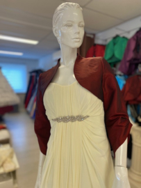 bordeaux rode bolero maat 34 t/m 52
