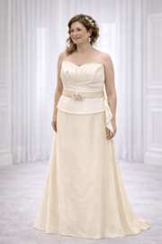 Trouwjurk ivoor champagne maat 44 46 48