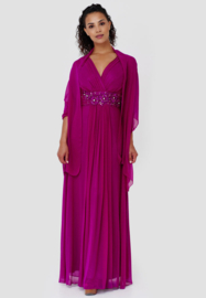 grote maat galajurk bordeaux rood 48, 50, 52
