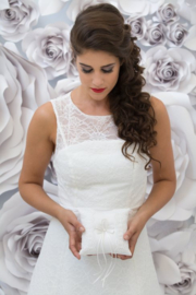 ringkussen wit en ivoor Bianco Evento