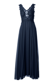 grote maat galajurk marineblauw maat 48 t/m 60