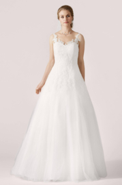 Trouwjurk Lilly Bridal maat 32, 34