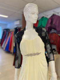 zwarte bolero kant maat 34 t/m 50